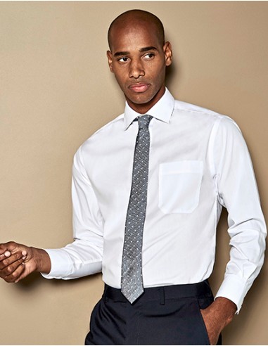 K-KK116-Mens Classic Fit Non Iron Shirt Long Sleeve
